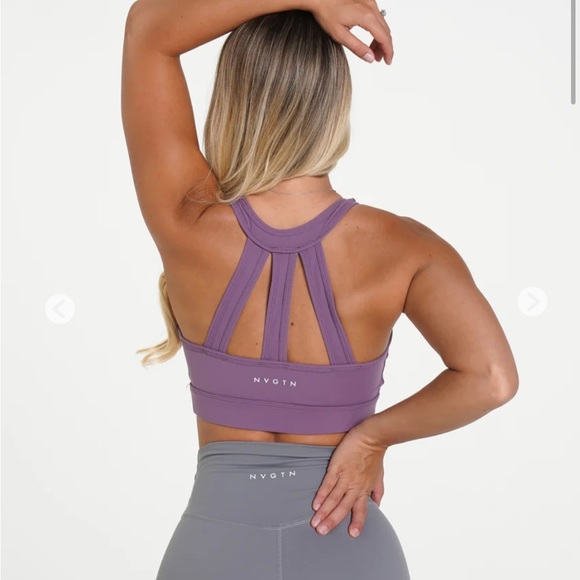 NVGTN women’s mauve purple trio bra. Size medium. Hardly worn, great condition. - Picture 1 of 5